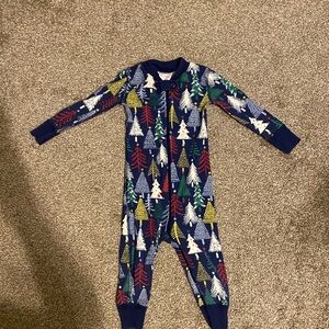 Hanna Andersson Multicolor Tree Print Footie